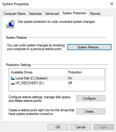 Пользователи Windows 10 могут щелкнуть правой кнопкой мыши меню «Пуск», затем выбрать « Система», а затем « Защита системы» (может потребоваться включить восстановление системы в Windows 10, чтобы можно было отменить плохое обновление Windows)
